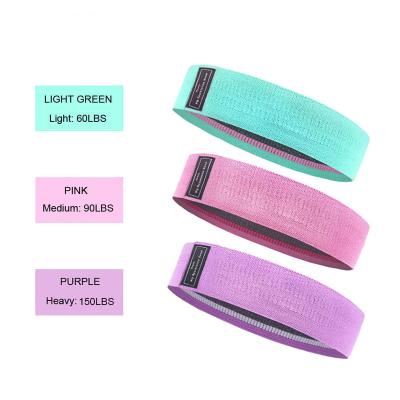 China Durable Fitness Accessories Elastic Hip Bands Make Your Own Resistance Bands for sale