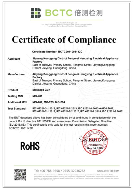 RoHS - Yiwu Zorge Import & Export Co., Ltd.