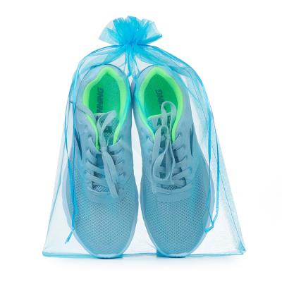 China Wholesale Promotion Large Organza Bags 30x40cm Mesh Package Bag Drawstring 11.8x15.7inches Gift Promotional For Shoes for sale