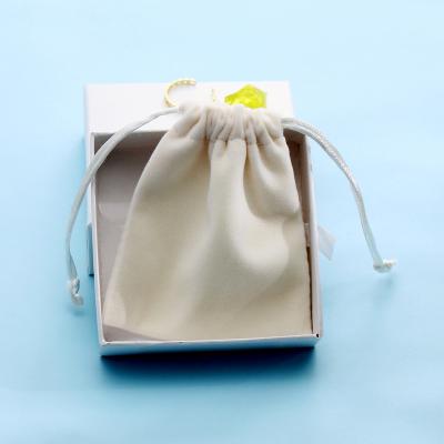 China jewelry & Watch & Eyewear Wholesale 9x12cm Mini Gift Bags Velvet Small Jewelry Pouch Drawstring Bag Packaging For Jewelry for sale