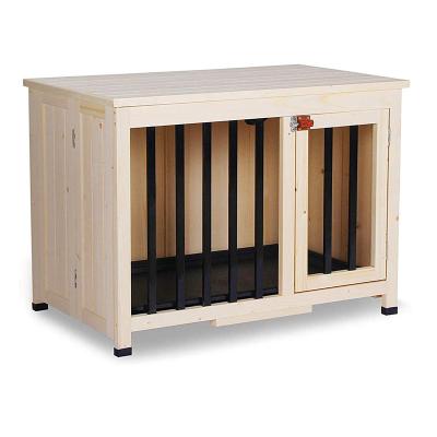 China Sustainable Portable Collapsible Folding Pet House Dog Crate Wood Cages For Dogs House Wooden Pet Crate For Dogs Cats for sale