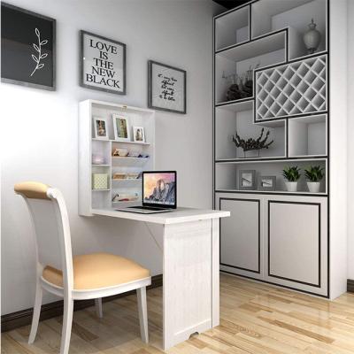 China Latest Panel Cheap Wooden Computer Desk Wall Mounted Design(Height)Adjustable for sale