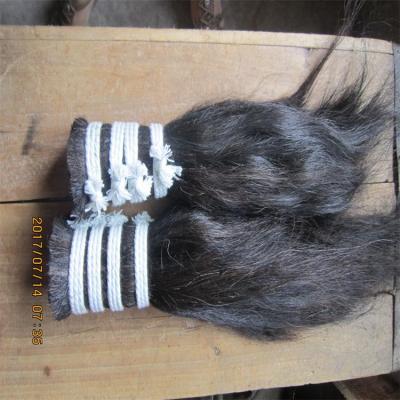 China Single Drawn Horse Natural Black Color 30-50cm Mane Hair SW006 for sale