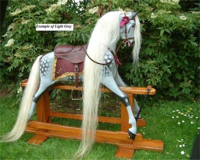 China HAIR SET ON SKIN, mane, tail and stopper for your rocking horse ready to fit APSW for sale