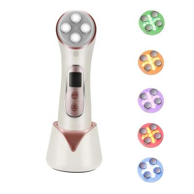 China Multifunctional Face Lift Home Use Portable RF EMS Beauty Instrument EMS Massage Radio Frequency Beauty Equipment for sale