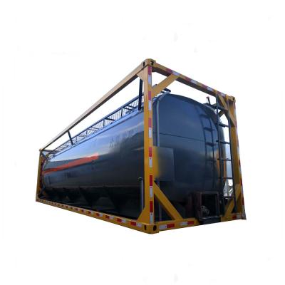 China High Quality Liquid Storage Tank 20000L 20ft ISO For Liquid HCL Tank Container for sale