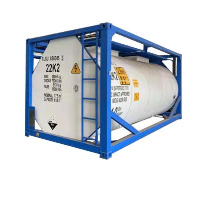 China SA-516M Best Price High Quality 20FT Carbon Steel Liquid Transport T14 Tank Container On Sale for sale