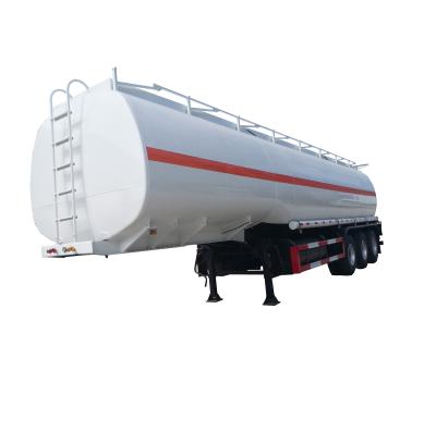 China Truck Trailer 3 Axle 35-45ton 42000 Liters Carbon Steel Oil Storage Liquid Transport Semi Trailer for sale