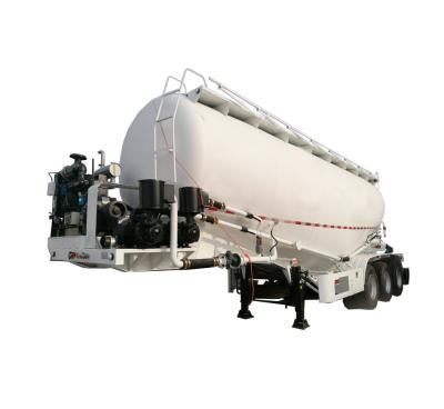 China Truck Trailer 3 Axle Bulk Dry Cement Truck Transport Heavy Duty Semi Trailer for sale