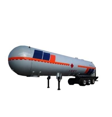 China China Trailer Truck Manufacturers 3 Axle 25 Ton 61.9cubic Meter ISO Natural Gas Lpg Tanker Truck LPG Tanker Trailer Semi Trailer for sale