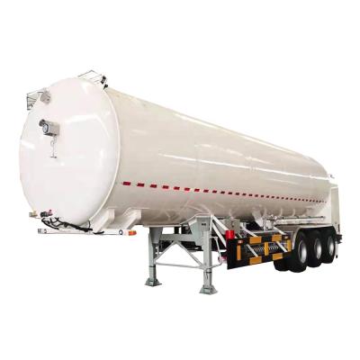 China 3 axle trailer truck low temperature liquid nitrogen tanker transport high quality semi trailer gas generation equipment for sale