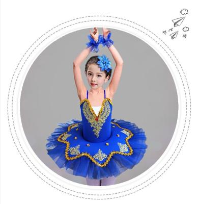 China Lovely Comfortable Children's Ballet Costume Performance Set Performance Dress, Dance Performance Ballet Training Dress, Pompous Yarn Dan for sale