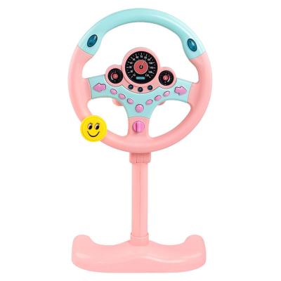 China ABS early childhood education simulation multi-function electric car steering wheel noise and light simulation children's toy for sale