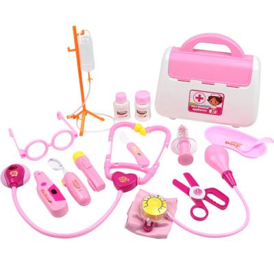 China TOY Little doctor's toy MODEL set, girl medical kit, nurse, child, injection, play the role of stethoscope, baby tool for sale