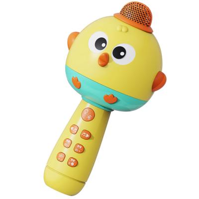 China Metal Children's Audio Karaoke Singing Bluetooth Wireless All-in-one Microphone Baby Microphone Toy for sale