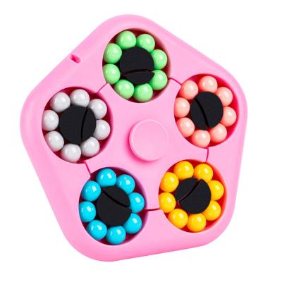 China Creative Bean Cube Decompression 1 Rotating Magic Gyroscope Ball Maze Decompression Decompression Toy Fingertip for sale