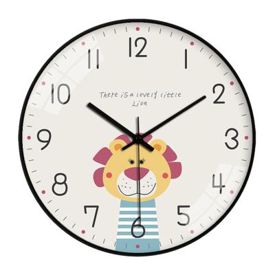 China 2021 Hot Selling Minimalist Amazon Amazon Cartoon Quartz Clocks Home Decorative Modern Wall Clocks for sale