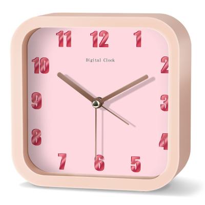 China Quartz Desk Table Digital Clocks Minimalist Analog Alarm Clock for Bedroom Bedside Decor for sale