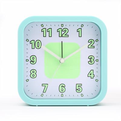 China New Minimalist Modern Luxury Digital Quartz Lighted Alarm Clock For Kids Bedside Table for sale