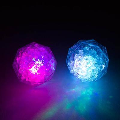 China 2 Inch LED Ice Cream Ball / LED Flashing Ice Light Globe For Bar Or Party In 5*5cm for sale