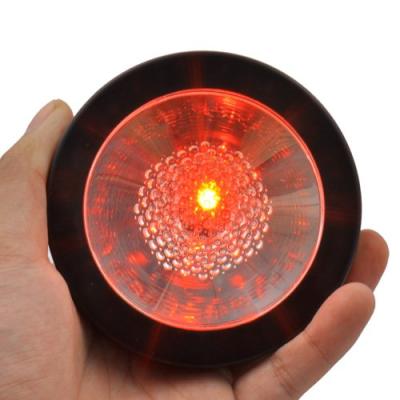 China Flashing LED Round Coaster Light Up Background Light LXL-093N For Bar Or Party Decoration/LED Bottle for sale