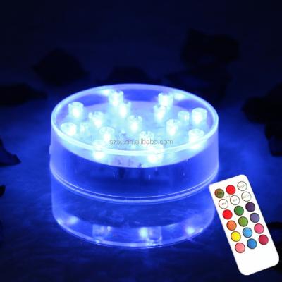 China 4 Inch Vase Light Fixture / LED Multicolor Wide Remote Control Table Centerpiece LED Remote Control Light LXL-294RC for sale