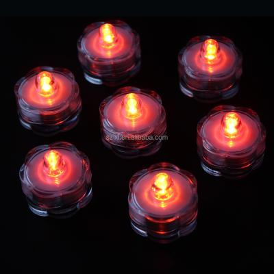 China Battery Operated Red Color LED Submersible Floral Light For Vase Decoration Light For Water Gel Beads LXL-281 for sale