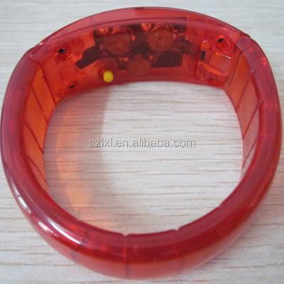 China Led slap bracelet, led light bracelet LXL-LB12 for sale