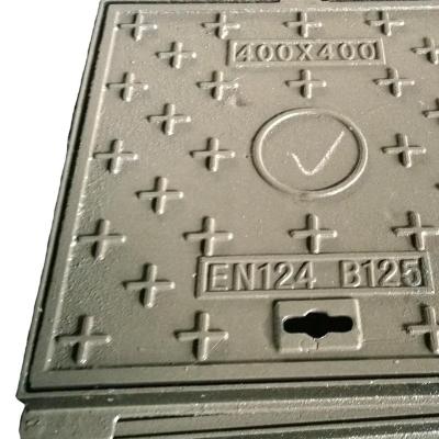 China Nodular special design cast iron and rain frame manhole cover square manhole cover for sale