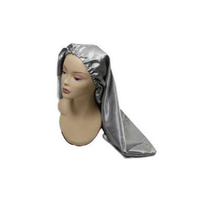 China Recyclable Silk Hair Long Braid Hood Custom Satin for sale