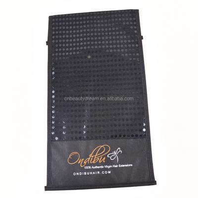 China Recyclable packaging for hair extensions with hair packaging bag for sale