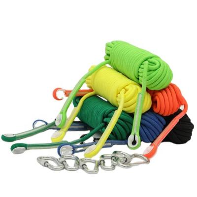 China Durable Outdoor Climbing Rope Static Climbing Rope High Strength Static Climbing Rope With Hook System for sale