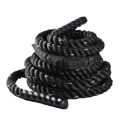 China Durable Factory Custom Battle Rope 30ft 40ft 50ft Gym Rope Wrestling Heavy Battle Rope for sale