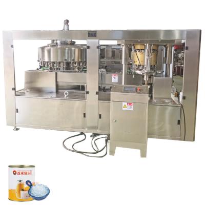 China Fresh coconuts water canning machine coconut milk drink canned filling seaming machine labeling machine for sale