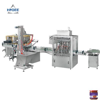 Cina sauce bowl automatic filling capping labeling machine for tomato chilli paste fish sauce bottling machine in vendita