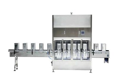 China Weighing - Type Automatic Liquid Filling Machine / 6 Heads Bottle Filling Line Linear for sale