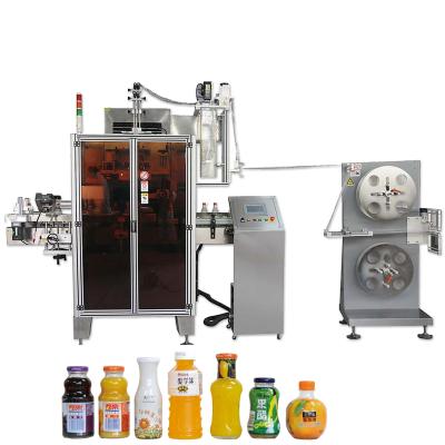 China Mineral Water Overall Bottle Shrink Sleeve Labeling Machine High Positioning Accuracy for sale