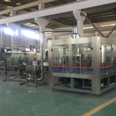 China Automatic Inspect System Mineral Water Glass Filling Machine 14 Head Washing Heads for sale