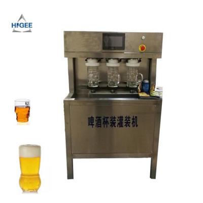 China Eenvoudige Structuur Handbier het Vullen Machine voor Kop 100 - de Vullende Waaier van 2000ml Te koop