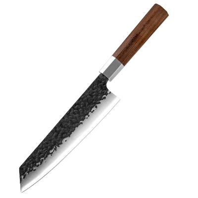 China Hot Selling Viable Wooden Chef Sharp Blade Salmon Sushi Knife 8 Inch Kiritsuke Knife Octagon Handle Kitchen Gyuto Knife for sale