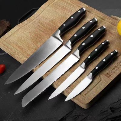 China Durable 16pcs Chef Knife Super Sharp Professional Cooking Knife Kitchen Knives With ABS Handle for sale