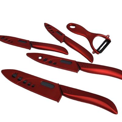 China Disposable chef's ceramic knife blade set 5 piece zirconia fruit environmental protection kitchen set knife does not make RU for sale