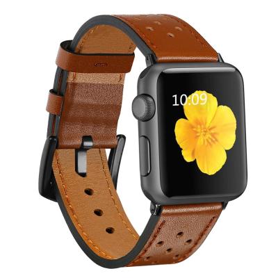 China Leather Tschick for Apple Watch Band, Replacement Genuine Leather Band for Apple Watch Series 4 3 2 1 for sale