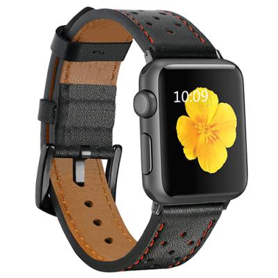 China Leather Tschick For iWatch Band, Leather Strap Compatible For Apple Watch Series 4 3 2 1 38mm 40mm 42mm 44mm for sale