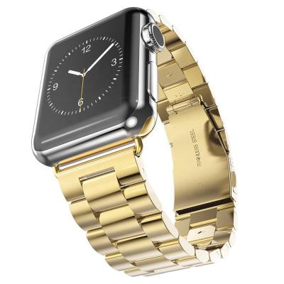 China Tschick Stainless Steel For Apple Watch Band 44mm/42mm Solid Stainless Steel Metal Link Bracelet Bands For Apple Watch Series 4/3/2/1 for sale