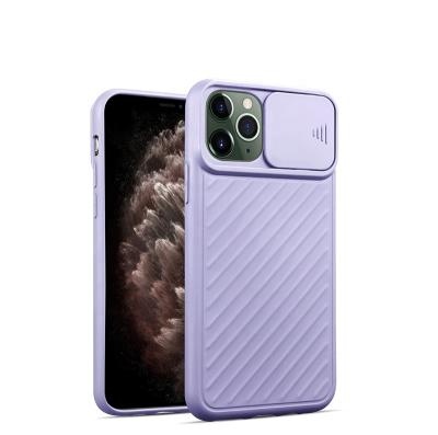 China Protective Slide Camera Protective Cover Tschick Lens Silicone Case For iPhone 11 7 8 6 Pro XR XS Max 2020 Plus Full Silicon Phone Back Covers for sale