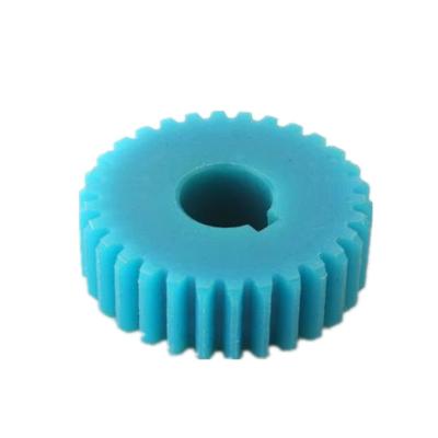 China Direct transmission nylon plastic worm wheel gear sprocket factory supply MC gear pouring nylon pulley for sale