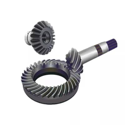 China Transmission Parts Custom Design Steel Machined Forged Small Spiral Bevel Gear Sets Manufacturer for sale