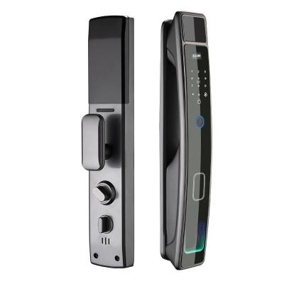 China 3D Face Recognition Smart Door Lock With Camera Full Automatic Fingerprint Security Smart Lock F12 for sale