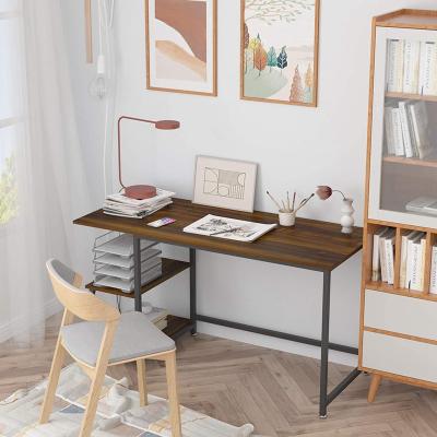 China Modern Wooden Ergonomic Home Office Computer Desk Furniture Work Laptop Computer Study Writing PC Computer Table Desks for sale